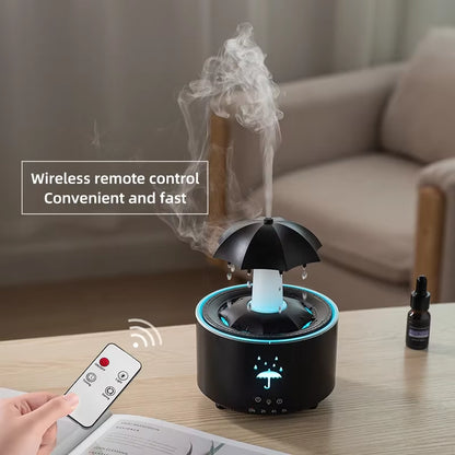 Colorful Creative Umbrella Humidifier & Aromatherapy Diffuser with Soothing Lighting