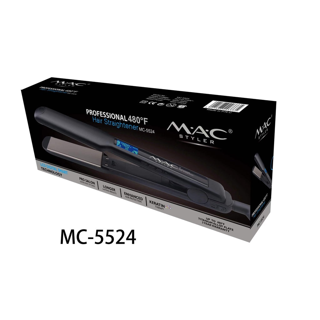 MAC Styler Professional Hair Iron hair straightener mac hair iron ceramic hair iron MC5524