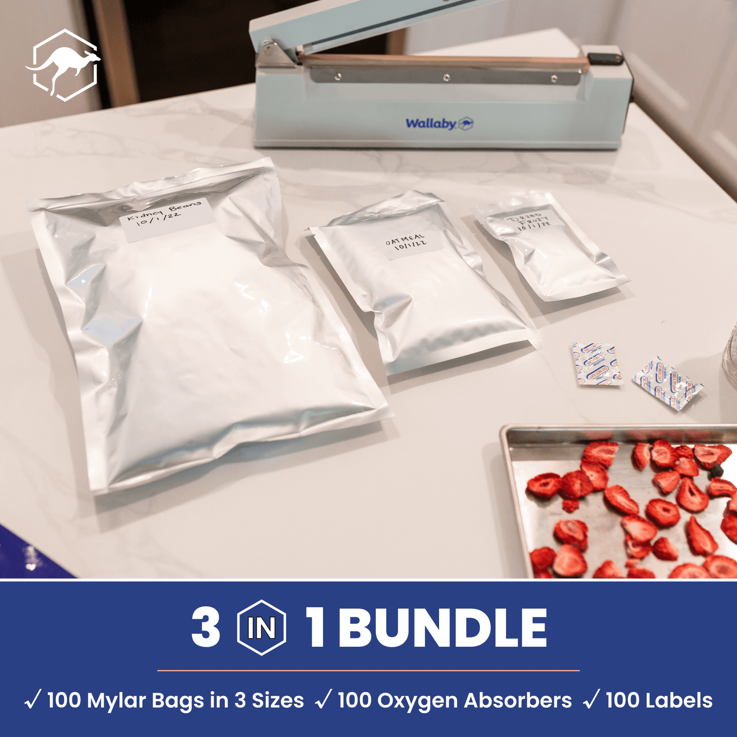 Multi-Size Mylar Bag Bundle