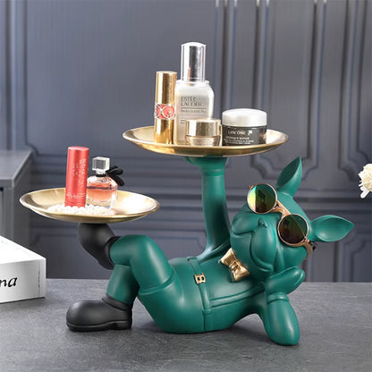 Charming Elegant Bulldog Figurine - A Stunning Sculpture to Enrich Your Home and Office Decor