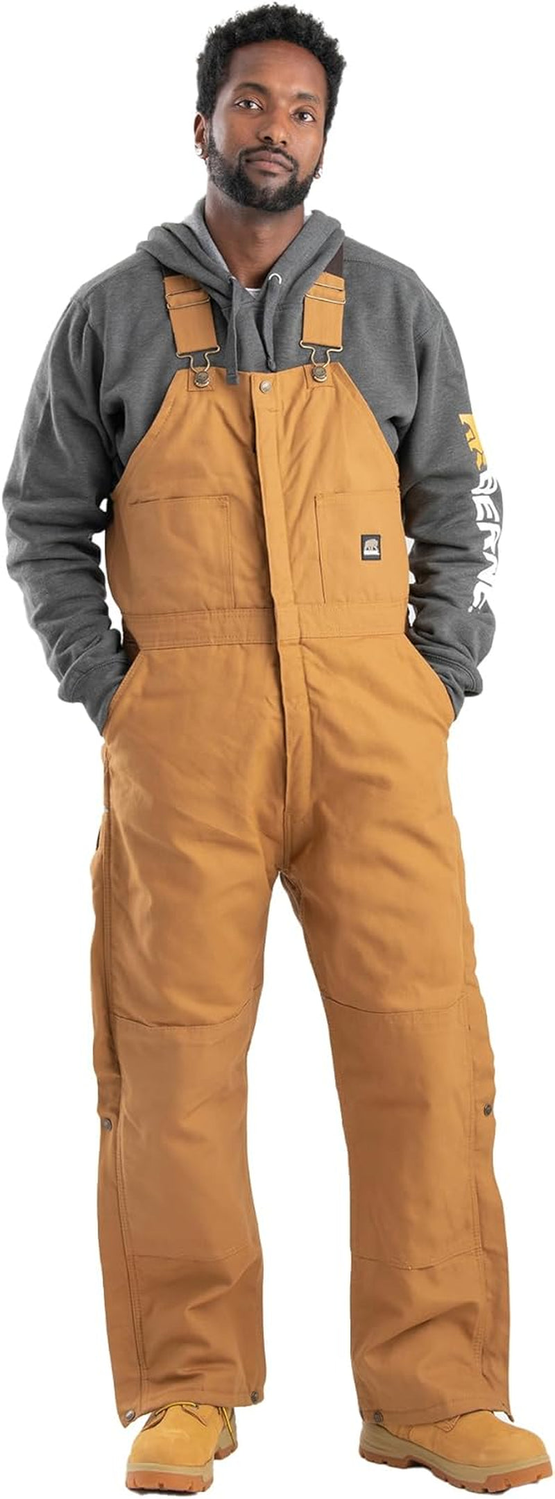 Men's Heritage Insulated Duck Bib Overalls - Ultimate Warmth and Durability