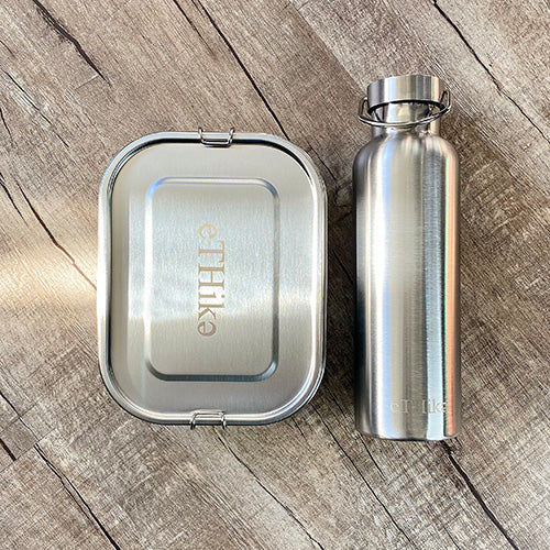 Zero Waste Starter Kit: Stainless Steel Lunchbox & Bottle