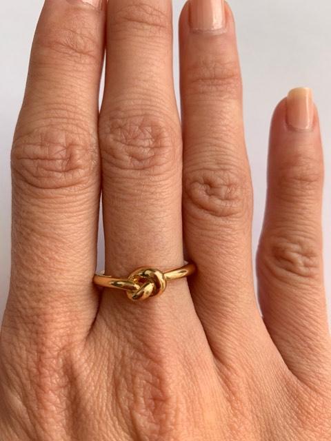 Love Knot Ring Commitment Ring